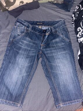vintage capri jean shorts brand request